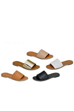 Load image into Gallery viewer, Dancing With My Eyes Closed Sandals Tan