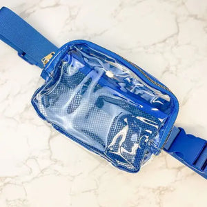Everyday Clear Belt Bag Blue