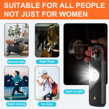 Load image into Gallery viewer, Safety First Personal Safety Alarm &amp; Flashlight Black