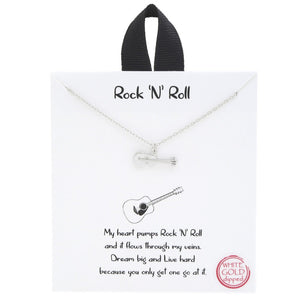 Rock 'N' Roll Necklace Silver