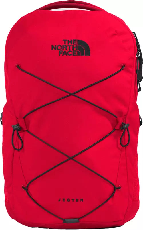 black and red north face backpack The North Face Jester Backpack TNF Red/TNF Black – Versatile Boutique