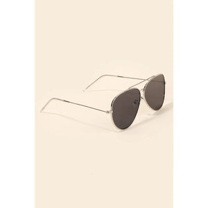 Reverse Lens Aviator Sunglasses Black/Gold