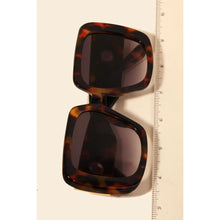 Load image into Gallery viewer, Acetate Square Frame Sunglasses Black/Orange