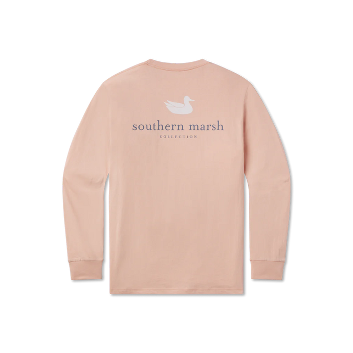 Southern Marsh LS Authentic Tee Terracotta