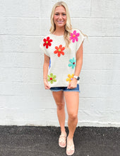 Load image into Gallery viewer, Crochet Flower Power Top