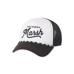 Southern Marsh Branding Summer Trucker Hat White