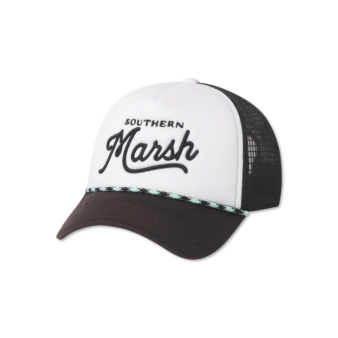 Southern Marsh Branding Summer Trucker Hat White