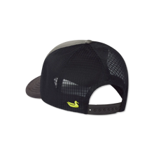 Load image into Gallery viewer, Southern Marsh Fly Loop Provo Performance Trucker Hat Midnight Gray