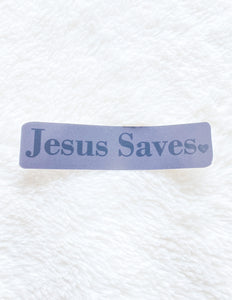 Addyson Nicole Jesus Saves Sticker