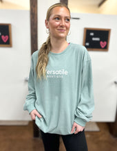 Load image into Gallery viewer, VB Corded Logo Sweatshirt Mint