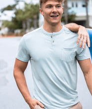 Load image into Gallery viewer, Southern Shirt Men&#39;s Max Comfort Henley Salty Air