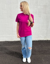 Load image into Gallery viewer, Old Row Circle Logo Pocket Tee Boysenberry