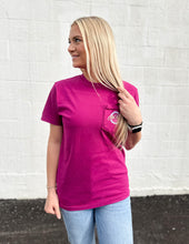 Load image into Gallery viewer, Old Row Circle Logo Pocket Tee Boysenberry