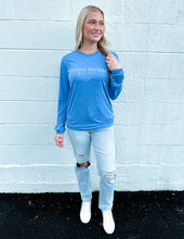 Load image into Gallery viewer, Simple VB Logo LS Tee Blue