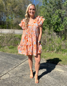 Staying For The Memories Floral Dress