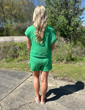 Load image into Gallery viewer, My Summer Top &amp; Short Set Kelly Green