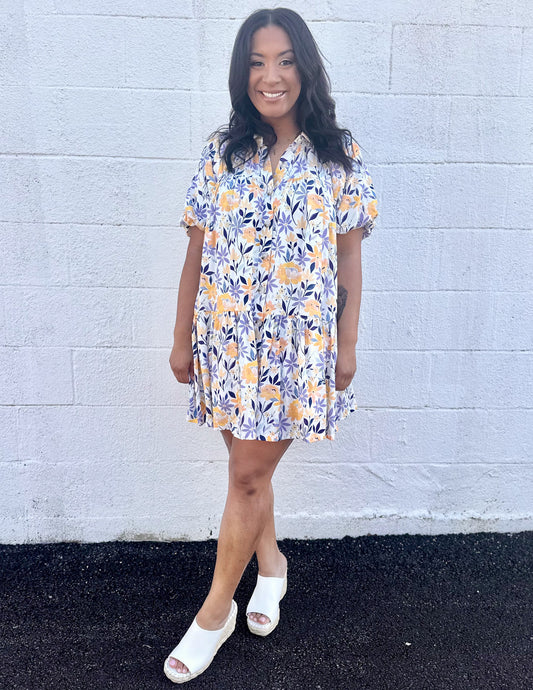 Addicted to Spring Floral Print Dress