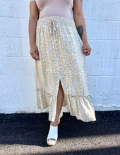 Load image into Gallery viewer, Sunflower Fields Floral Midi Skirt