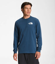 Load image into Gallery viewer, The North Face Men’s LS Box NSE Tee Shady Blue