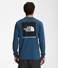 Load image into Gallery viewer, The North Face Men’s LS Box NSE Tee Shady Blue