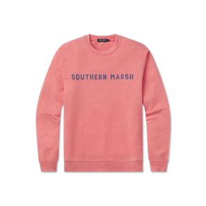 Southern Marsh Hatteras SEAWASH Sweatshirt Coral