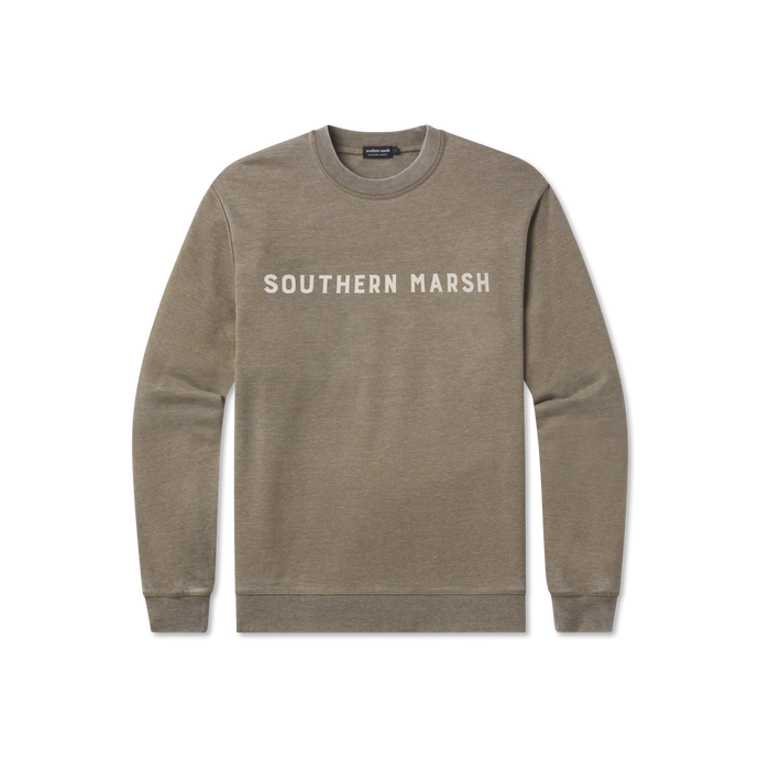 Southern Marsh Hatteras SEAWASH Sweatshirt Dark Olive