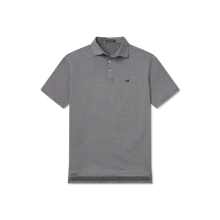 Load image into Gallery viewer, Southern Marsh Biloxi Heather Performance Polo Midnight Gray