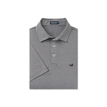 Load image into Gallery viewer, Southern Marsh Biloxi Heather Performance Polo Midnight Gray