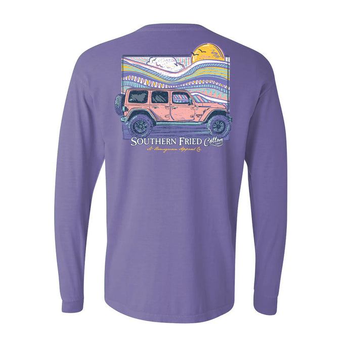 Southern Fried Cotton Go Everywhere LS Tee