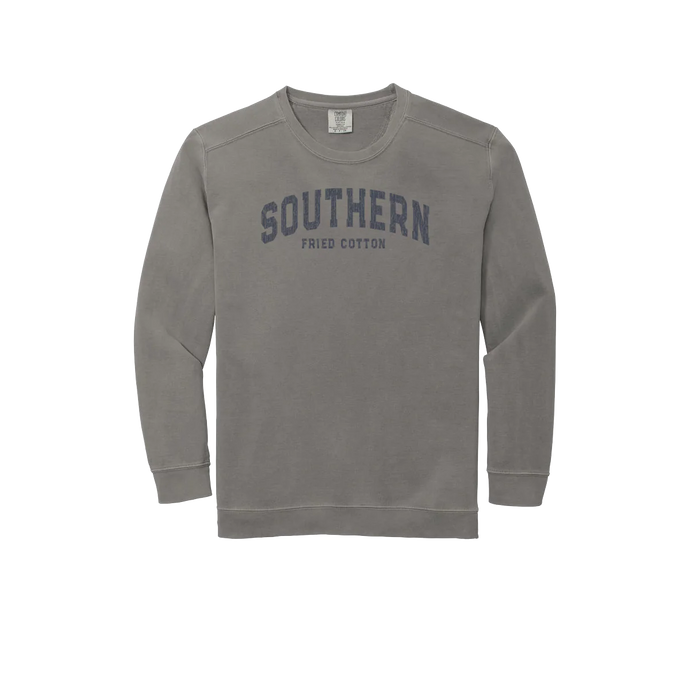 Southern Fried Cotton Southern Tall Arch Crew Granite