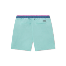 Load image into Gallery viewer, Southern Marsh Men&#39;s Pier Stretch Lined Swim Trunk Antigua Blue