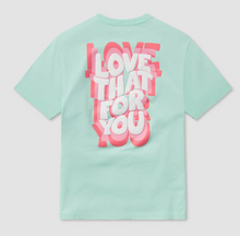 Load image into Gallery viewer, Southern Shirt Women&#39;s Think Positive Puff Print Tee Beach Glass