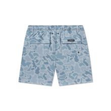 Load image into Gallery viewer, Southern Marsh Youth Harbor Stretch Seawash Lined Swim Trunks Light Blue Camo