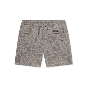 Southern Marsh Youth Harbor Stretch Seawash Lined Swim Trunks Brown Camo