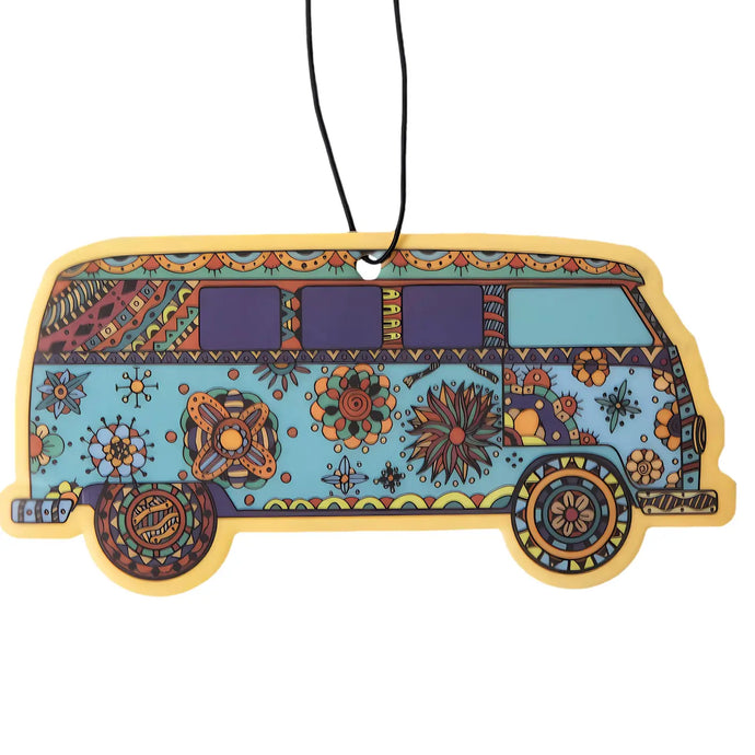 Hippie Bus Car Freshie Vanilla