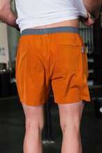 Load image into Gallery viewer, Burlebo Orange Athletic Shorts White Camo Liner
