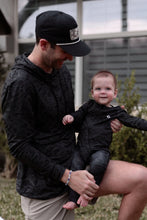Load image into Gallery viewer, Burlebo Black Camo Baby Zip Up
