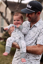 Load image into Gallery viewer, Burlebo White Camo Baby Zip Up