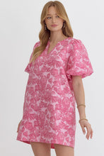 Load image into Gallery viewer, Lead Me Home Floral Mini Dress Pink