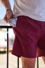 Load image into Gallery viewer, Burlebo Maroon Everyday Shorts White Camo Pocket