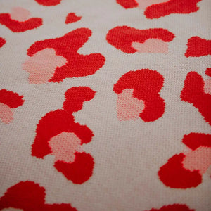 Katydid Pink Leopard Oversized Blanket