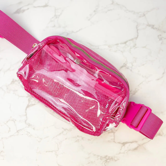 Everyday Clear Belt Bag Pink