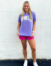 Load image into Gallery viewer, The Addyson Nicole Company WWJD SS Tee Violet