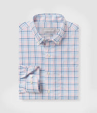 Load image into Gallery viewer, Southern Shirt Company Samford Check LS Dress Shirt Blue Pearl