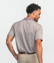 Load image into Gallery viewer, Southern Shirt Co. Men&#39;s Tucker Stripe Polo Dorado