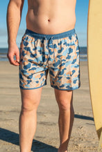 Load image into Gallery viewer, Burlebo Rockport Camo Swim Trunks