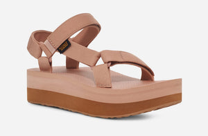 Teva Women's Flatform Universal Sandal Maple Sugar/Lion