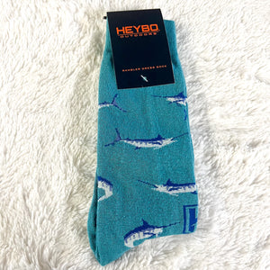 Heybo Rambler Socks-Marlin Teal
