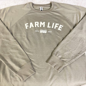 Turnrows Farm Life Simple Crew Sweatshirt