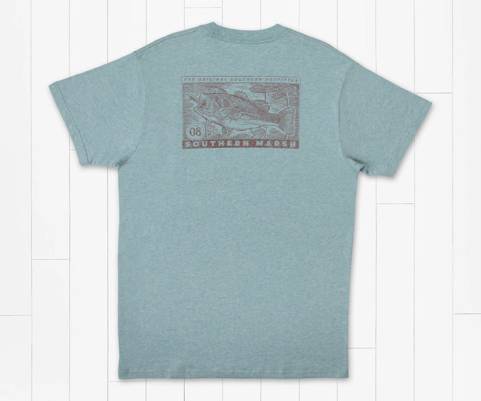 Southern Marsh Etched Bass SS Tee